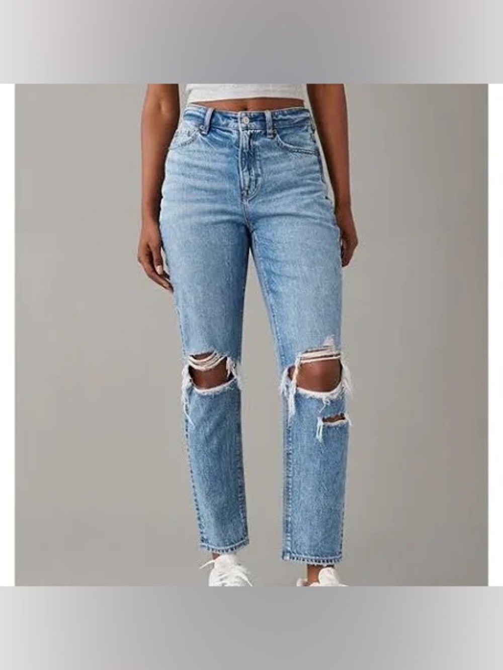 American Eagle mom straight jeans